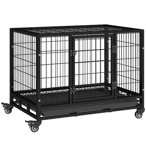 Pawhut gabbia box per - per, cani