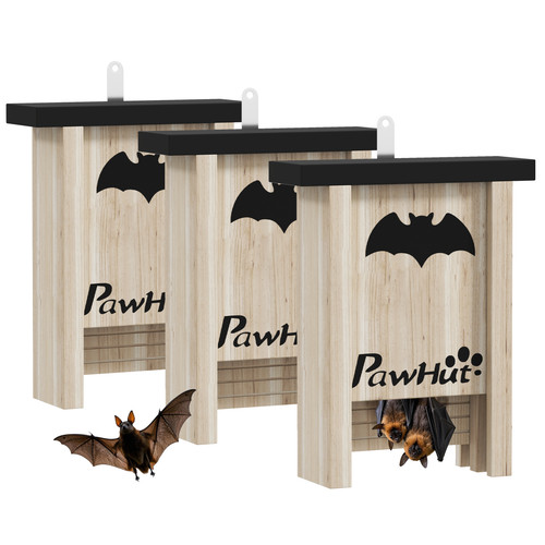 Bat box set 3pz - box, naturale